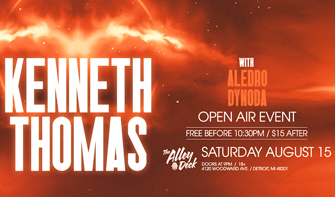 More Info for Kenneth Thomas - Open Air Event on the Alley Deck